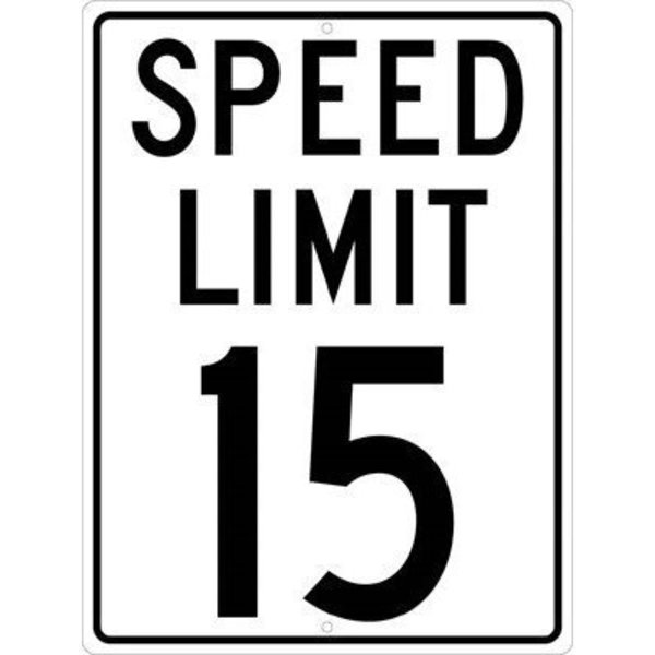 Nmc Speed Limit 15 Sign, TM19K TM19K